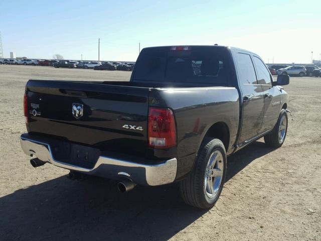 1C6RD7LT7CS174660 - 2012 DODGE RAM 1500 S BLACK photo 4