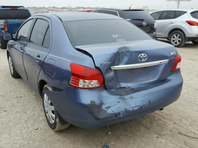 JTDBT903871120499 - 2007 TOYOTA YARIS BLUE photo 3