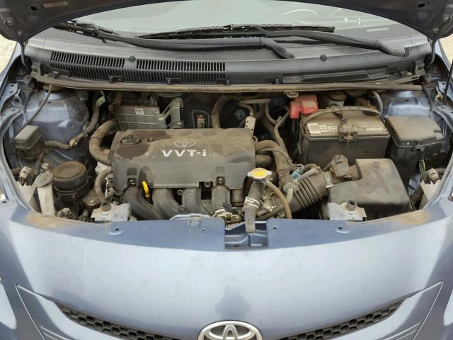 JTDBT903871120499 - 2007 TOYOTA YARIS BLUE photo 7