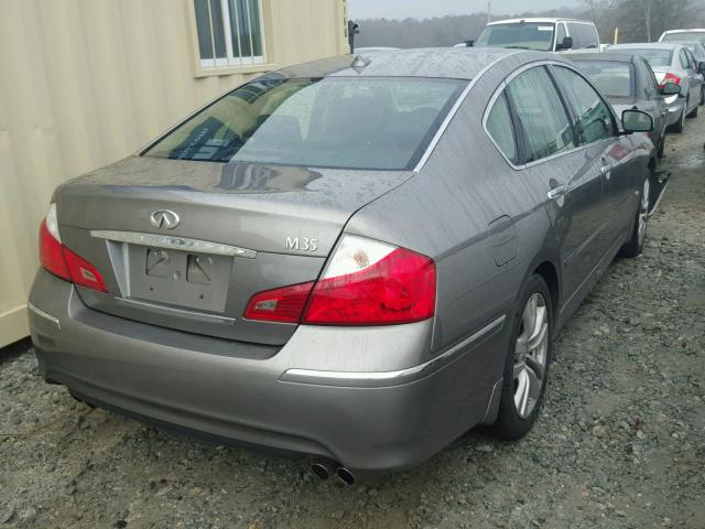 JNKAY01E68M602153 - 2008 INFINITI M35 BASE GRAY photo 4