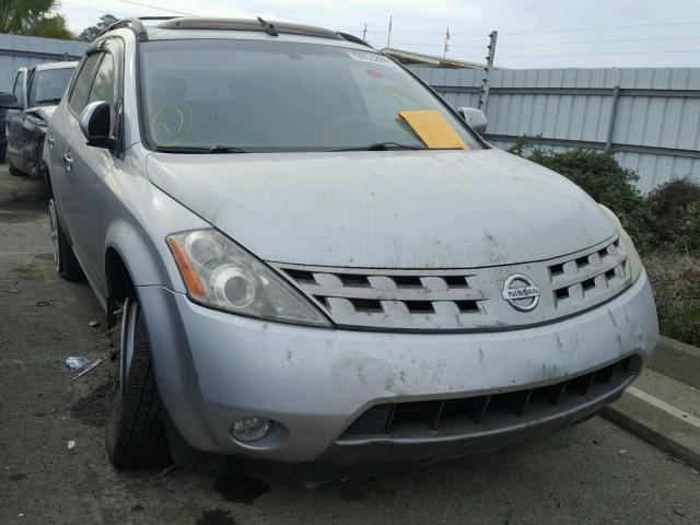 JN8AZ08W35W435946 - 2005 NISSAN MURANO SL SILVER photo 1