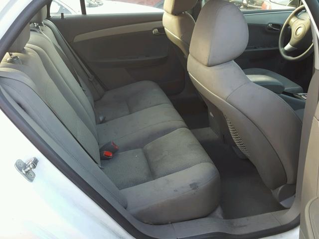 1G1ZB5E00CF197530 - 2012 CHEVROLET MALIBU LS WHITE photo 6