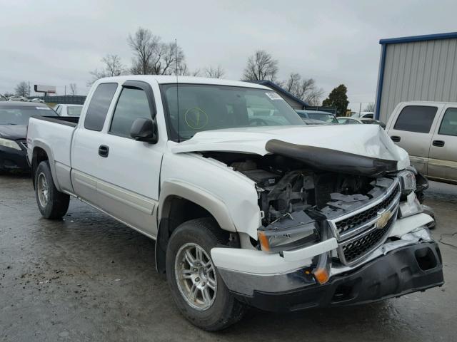 1GCEK19B96Z180934 - 2006 CHEVROLET SILVERADO WHITE photo 1