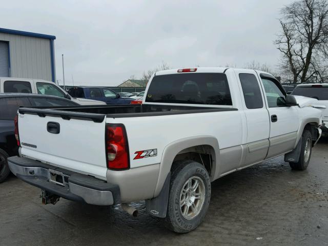 1GCEK19B96Z180934 - 2006 CHEVROLET SILVERADO WHITE photo 4