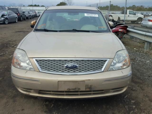 1FAHP24157G159004 - 2007 FORD FIVE HUNDR TAN photo 9