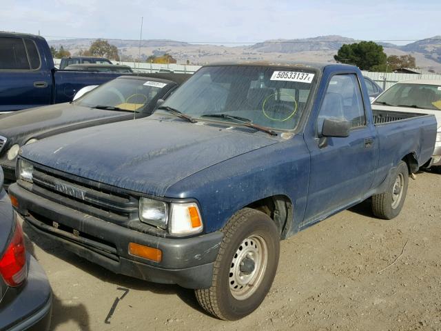 JT4RN81A6L5090289 - 1990 TOYOTA PICKUP 1/2 BLUE photo 2