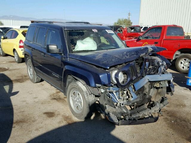 1C4NJPBBXGD548360 - 2016 JEEP PATRIOT SP BLUE photo 1