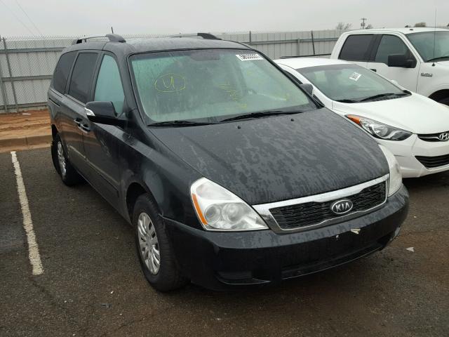 KNDMG4C72C6473171 - 2012 KIA SEDONA LX BLACK photo 1