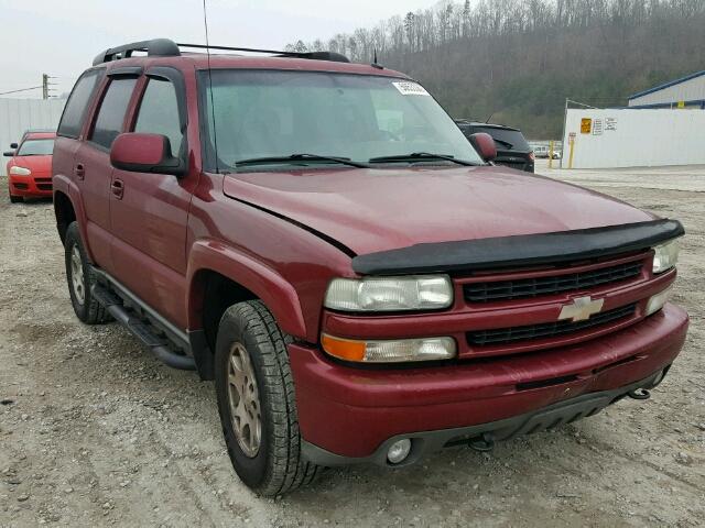 1GNEK13Z04R173977 - 2004 CHEVROLET TAHOE K150 MAROON photo 1