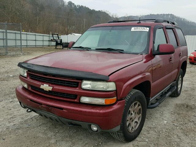 1GNEK13Z04R173977 - 2004 CHEVROLET TAHOE K150 MAROON photo 2