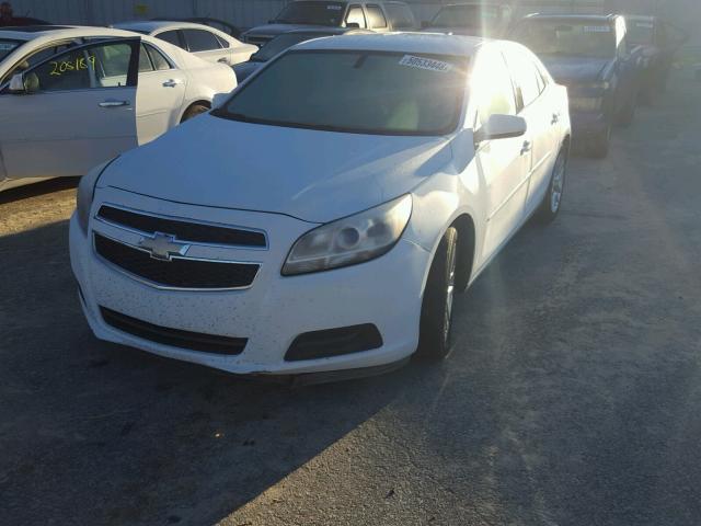 1G11C5SAXDF129034 - 2013 CHEVROLET MALIBU 1LT WHITE photo 2
