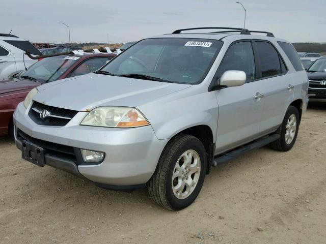 2HNYD18631H532422 - 2001 ACURA MDX TOURIN GRAY photo 2