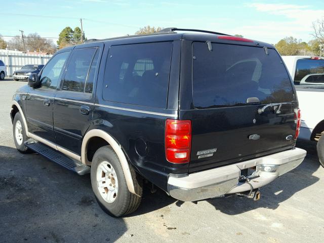 1FMRU17L8XLA80492 - 1999 FORD EXPEDITION BLACK photo 3