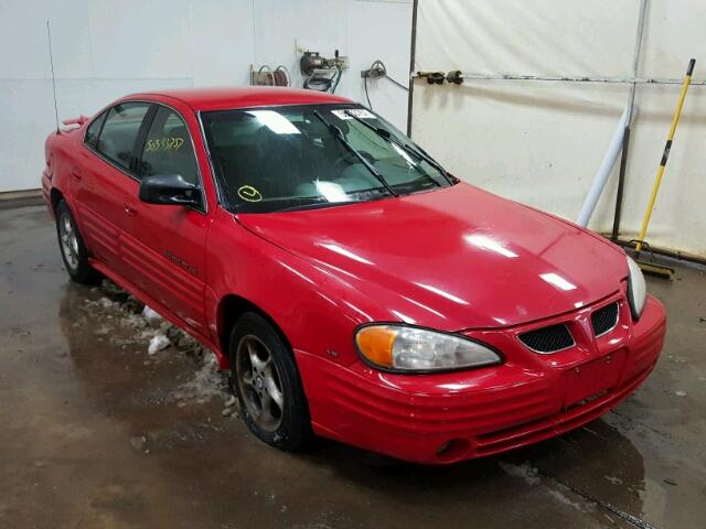 1G2NF52E41M591085 - 2001 PONTIAC GRAND AM S RED photo 1