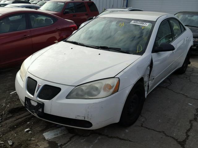 1G2ZF58B674218623 - 2007 PONTIAC G6 VALUE L WHITE photo 2