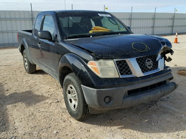 1N6BD06T66C466325 - 2006 NISSAN FRONTIER K BLACK photo 1