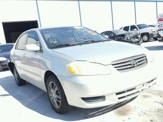 1NXBR32E33Z095770 - 2003 TOYOTA COROLLA CE SILVER photo 1