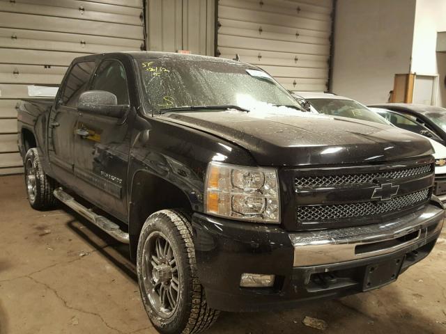 3GCRKSE34AG105542 - 2010 CHEVROLET SILVERADO BLACK photo 1