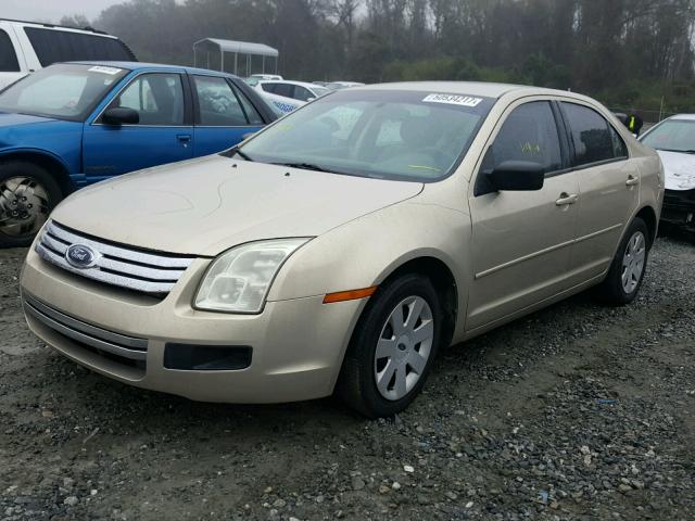 3FAHP06Z97R101509 - 2007 FORD FUSION S GOLD photo 2