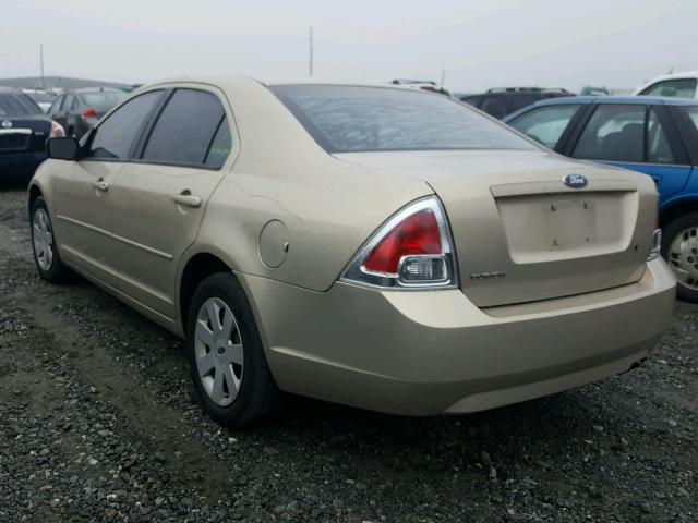 3FAHP06Z97R101509 - 2007 FORD FUSION S GOLD photo 3