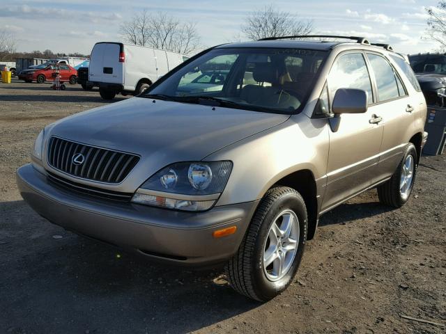 JT6GF10U7Y0059782 - 2000 LEXUS RX 300 TAN photo 2