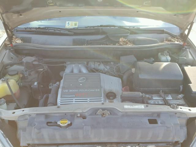 JT6GF10U7Y0059782 - 2000 LEXUS RX 300 TAN photo 7