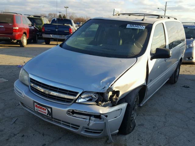 1GNDX13E42D291485 - 2002 CHEVROLET VENTURE LU SILVER photo 2