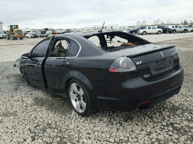 6G2EC57Y49L172301 - 2009 PONTIAC G8 GT BLACK photo 3