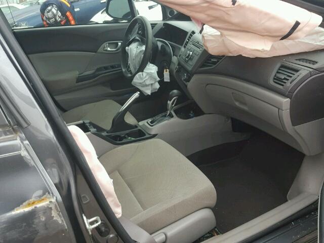 2HGFB2F84CH306715 - 2012 HONDA CIVIC EX GRAY photo 5