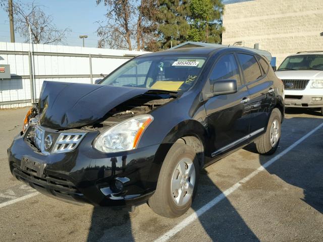 JN8AS5MT6DW502759 - 2013 NISSAN ROGUE S BLACK photo 2