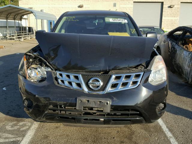 JN8AS5MT6DW502759 - 2013 NISSAN ROGUE S BLACK photo 9