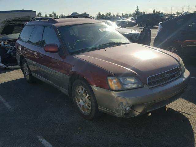 4S3BH895337642335 - 2003 SUBARU LEGACY OUT MAROON photo 1