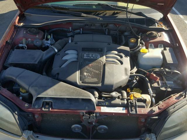 4S3BH895337642335 - 2003 SUBARU LEGACY OUT MAROON photo 7