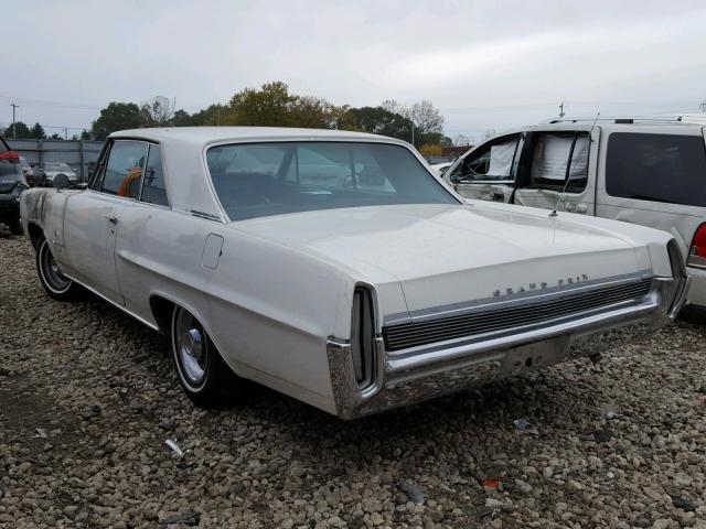 894A26527 - 1964 PONTIAC G. PRIX ST WHITE photo 3