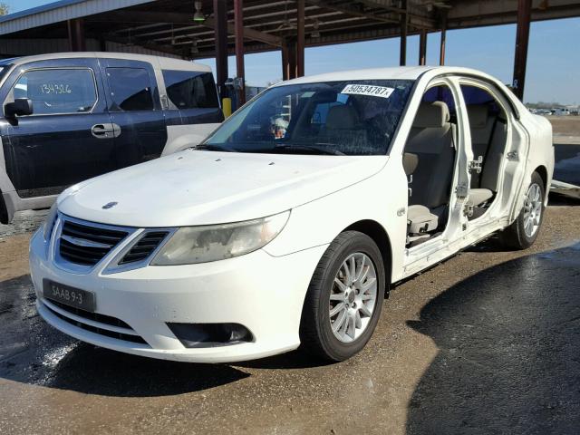 YS3FB49YX81152130 - 2008 SAAB 9-3 2.0T WHITE photo 2