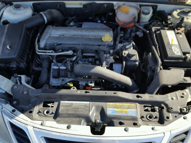 YS3FB49YX81152130 - 2008 SAAB 9-3 2.0T WHITE photo 7