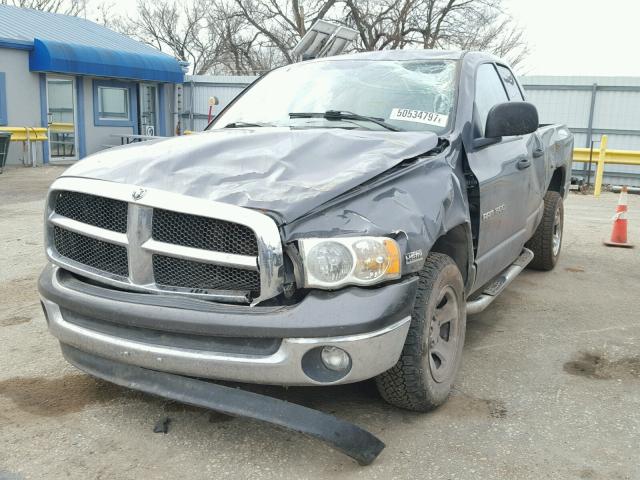 1D7HA18D43S282008 - 2003 DODGE RAM 1500 S GRAY photo 2