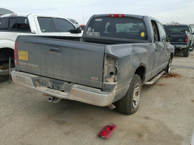 1D7HA18D43S282008 - 2003 DODGE RAM 1500 S GRAY photo 4