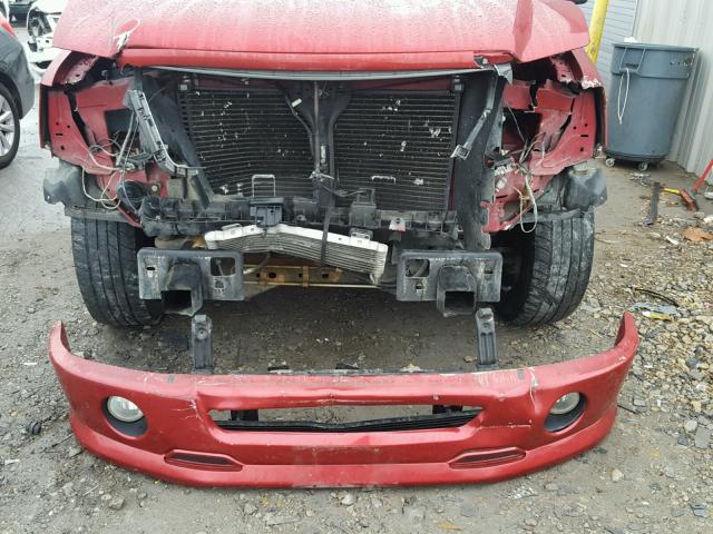 1FTPX12V97KD24488 - 2007 FORD F150 RED photo 9
