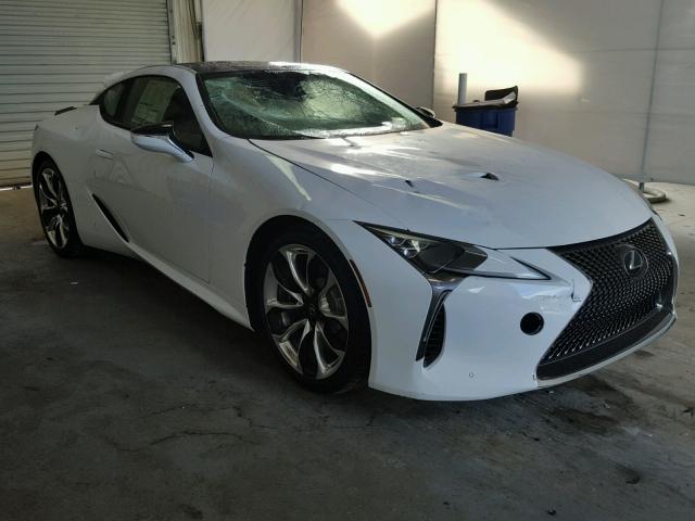 JTHHP5AY2JA005839 - 2018 LEXUS LC 500 WHITE photo 1