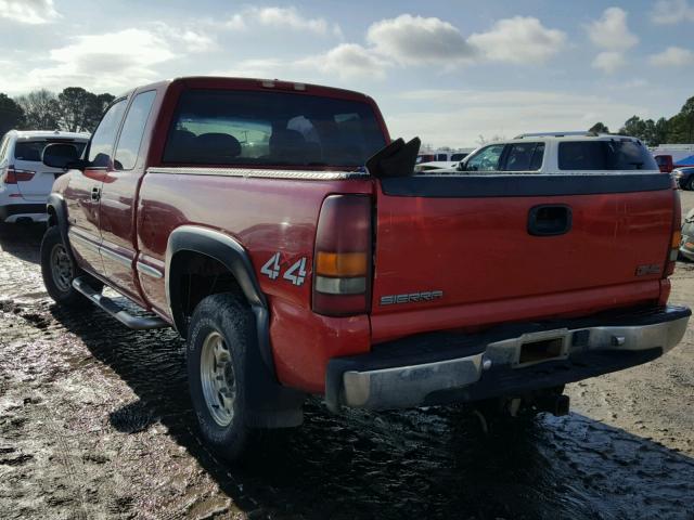 1GTGK29U8YE281215 - 2000 GMC NEW SIERRA RED photo 3