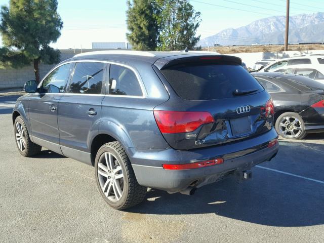 WA1BY74L88D046205 - 2008 AUDI Q7 3.6 QUA BLUE photo 3