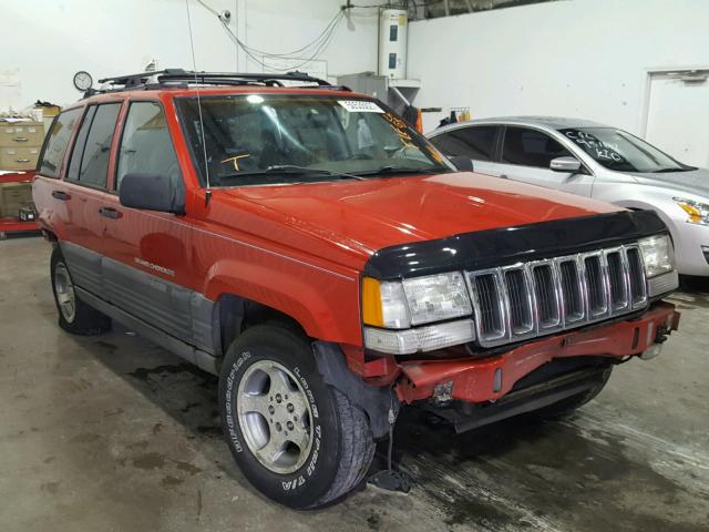 1J4GZ58S8VC523497 - 1997 JEEP GRAND CHER RED photo 1