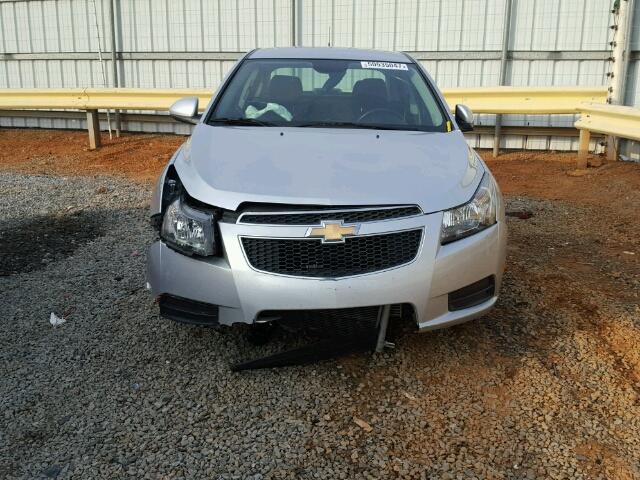 1G1PC5SB5D7293708 - 2013 CHEVROLET CRUZE LT SILVER photo 9