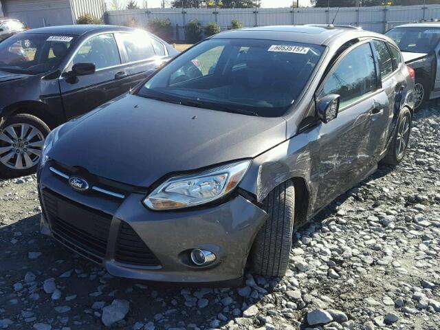 1FADP3K23EL141914 - 2014 FORD FOCUS SE GRAY photo 2