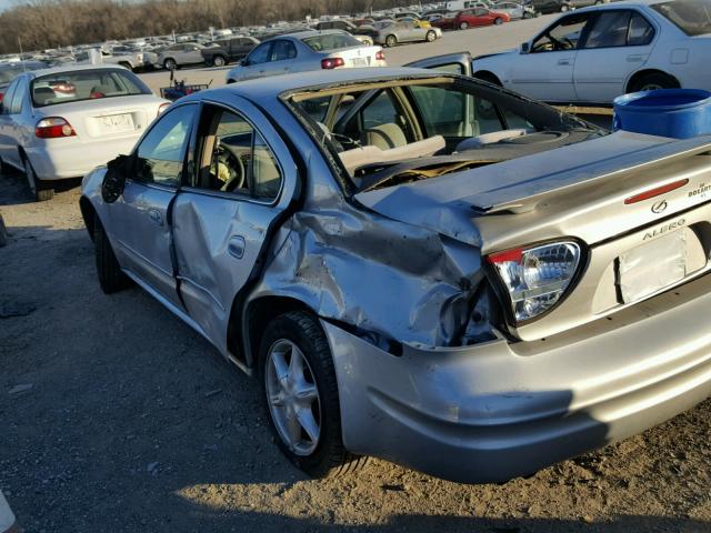 1G3NL52E24C229738 - 2004 OLDSMOBILE ALERO GL SILVER photo 9