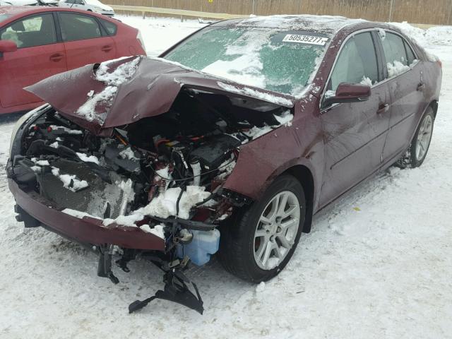 1G11C5SA2GF138038 - 2016 CHEVROLET MALIBU LIM MAROON photo 2