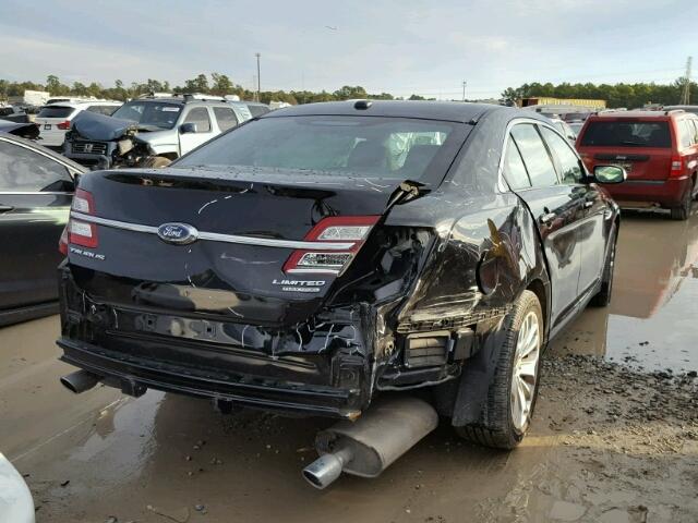 1FAHP2F83HG108452 - 2017 FORD TAURUS LIM BLACK photo 4