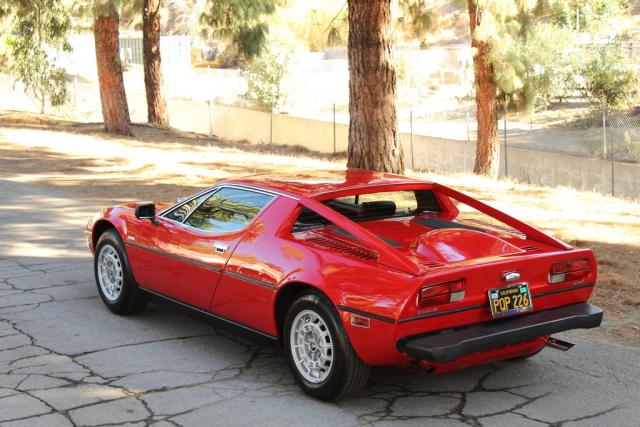 AM122US2044 - 1975 MASERATI MERAK RED photo 4