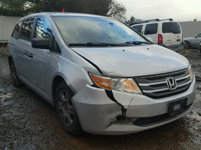 5FNRL5H29CB113274 - 2012 HONDA ODYSSEY LX SILVER photo 1